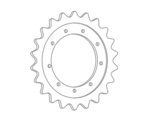 4451622 EX1900 Undercarriage Drive Sprocket Assembly suppliers